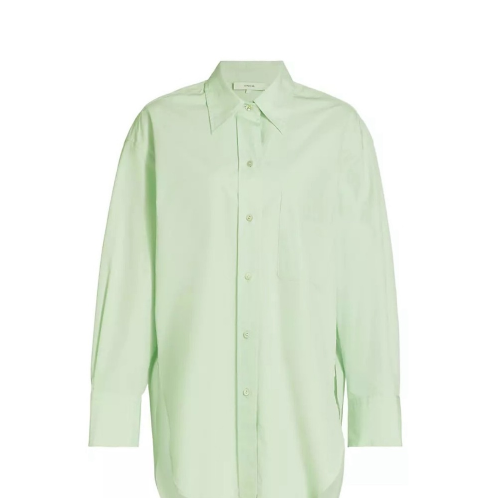Vince Oversized Long Sleeve Shirt View 5